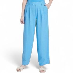 A New Day — “Utah Sky” Linen‑Blend Pants